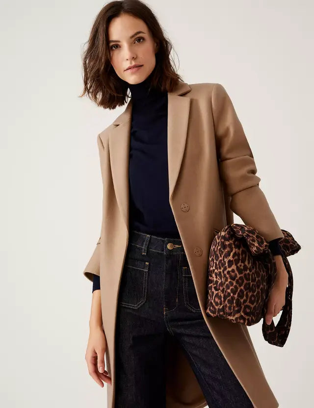 M&S Ladies Long Coat T591188C