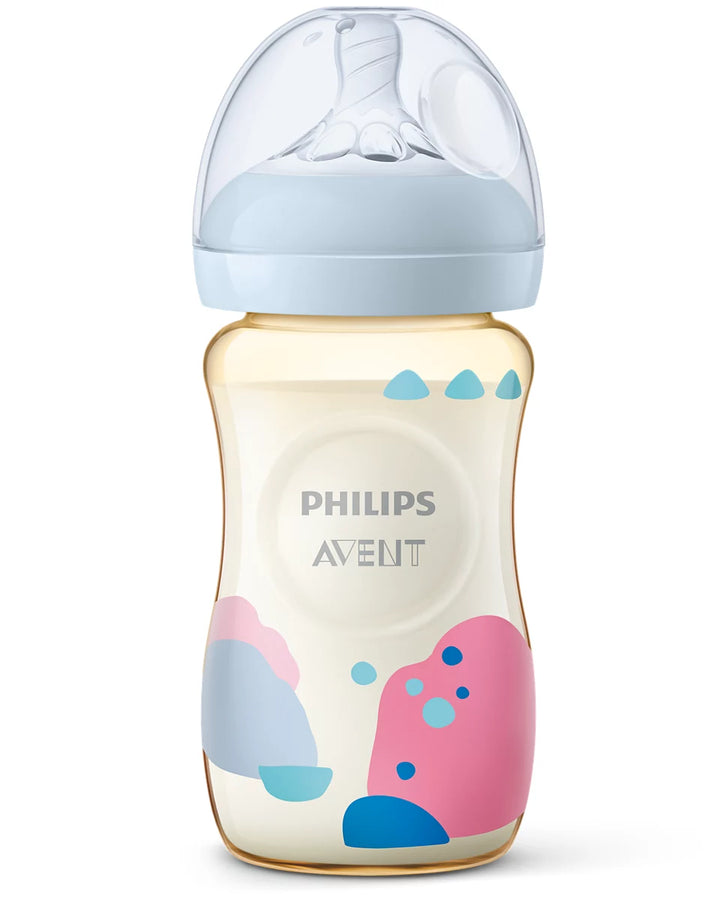 AP Baby Natural PPSU 9OZ 260ml PK Of 2 Feeding Bottle For 1m+ SCF582/20 ID 2290