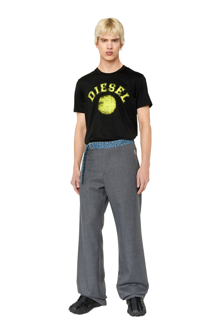 Men T-DIEGOR-K56 MAGLIETTA A08682-0GRAI-9XX