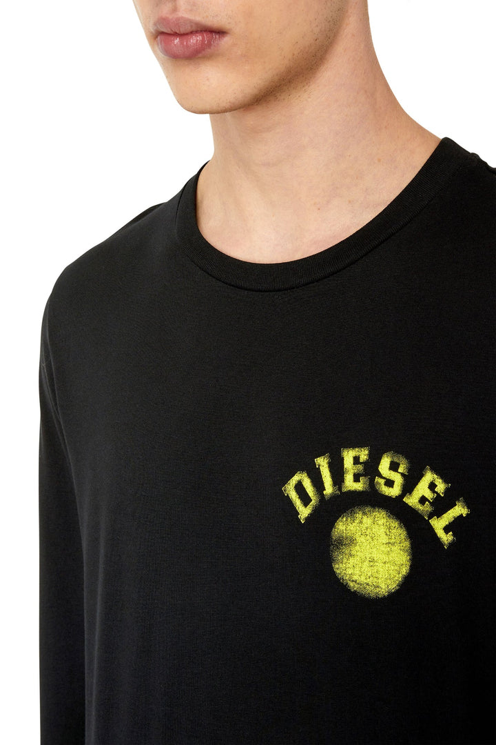 Men T-DIEGOR-LS-K1 MAGLIETTA A08832-0GRAI-9XX