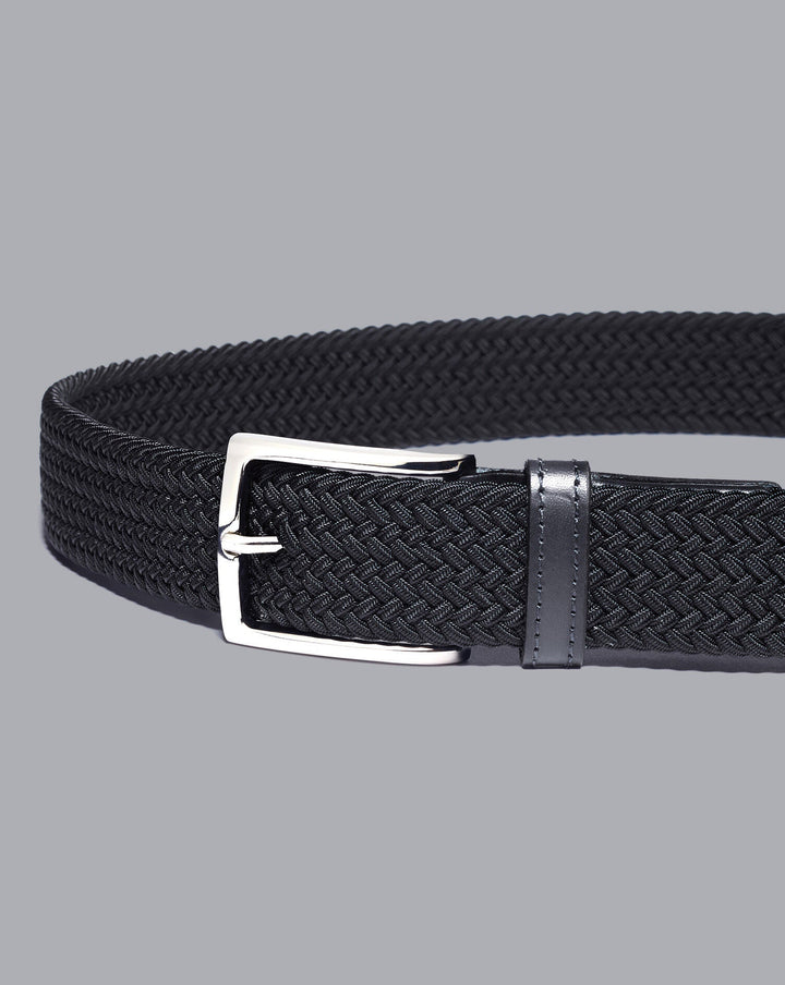 Navy Stretch Casual Belt