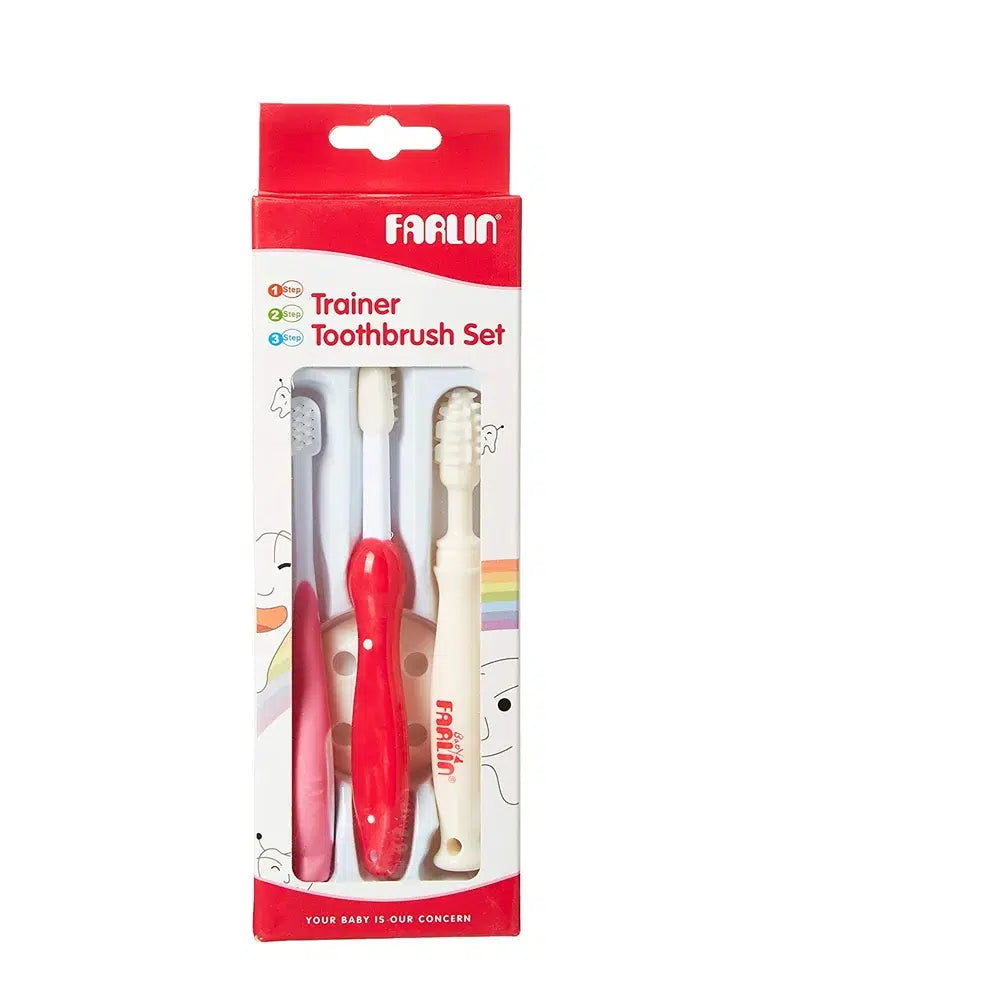 Farlin Baby Three Stages Tooth Brush BF-118A (W-21) (A)
