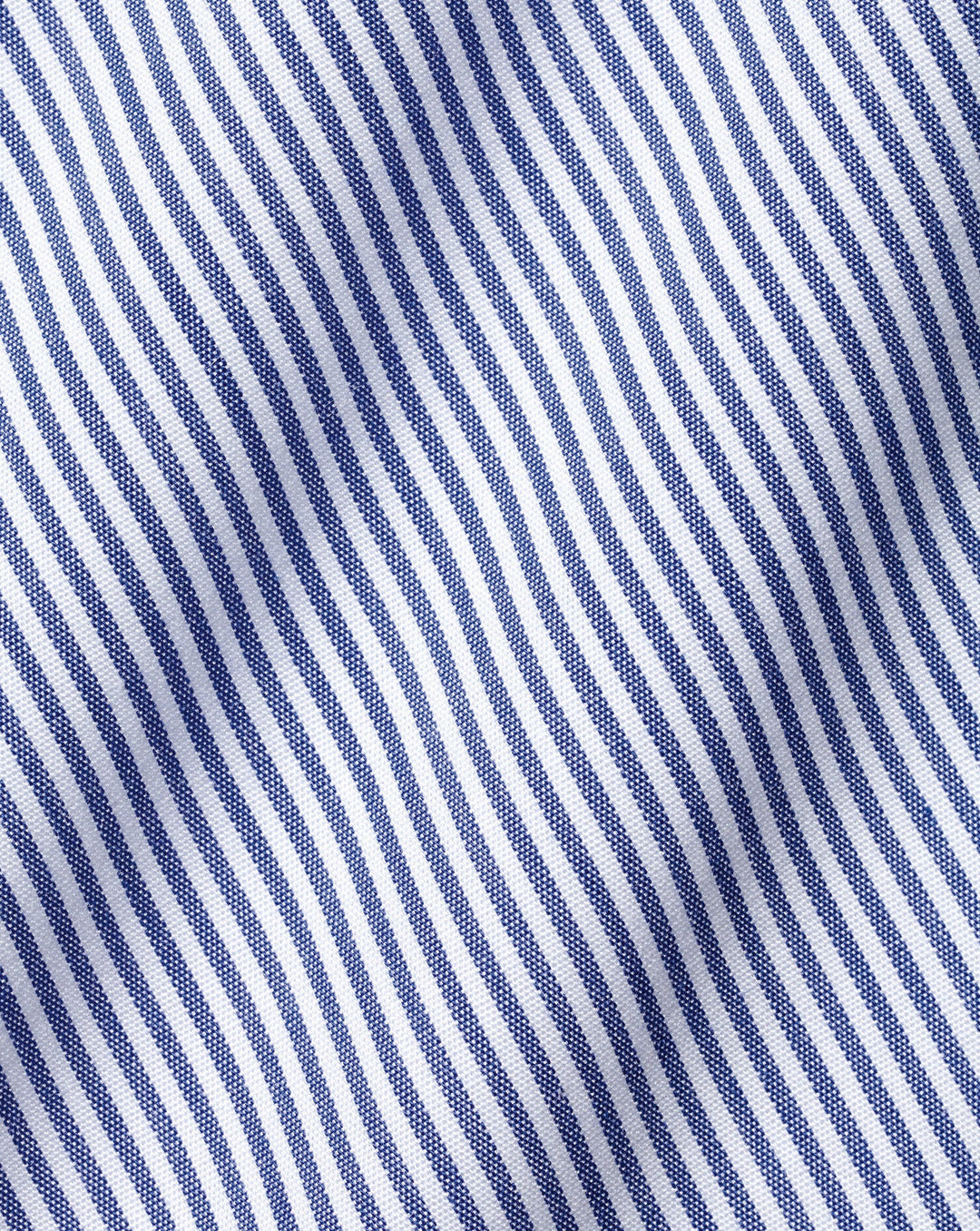 Charles Tyrwhitt Royal Blue Non Iron Bengal Stripe Slim Fit