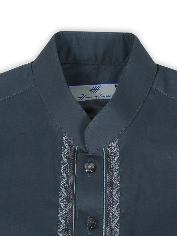HH Boys Kurta Trouser EMB #HH-KT-003 (S-24)