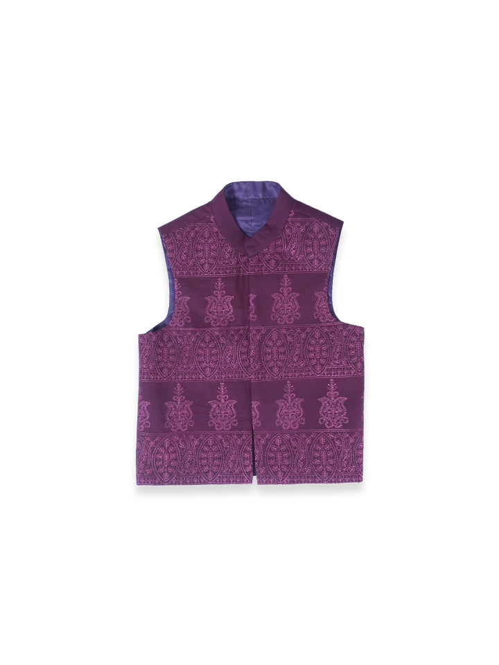 HH Boys Kurta Trouser With Waist Coat 3Pcs #HH-KTW-002 (S-24)