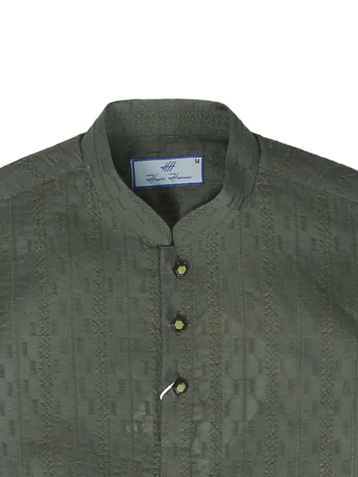 HH Boys Kurta Trouser EMB #HH-KT-007 (SS-25)
