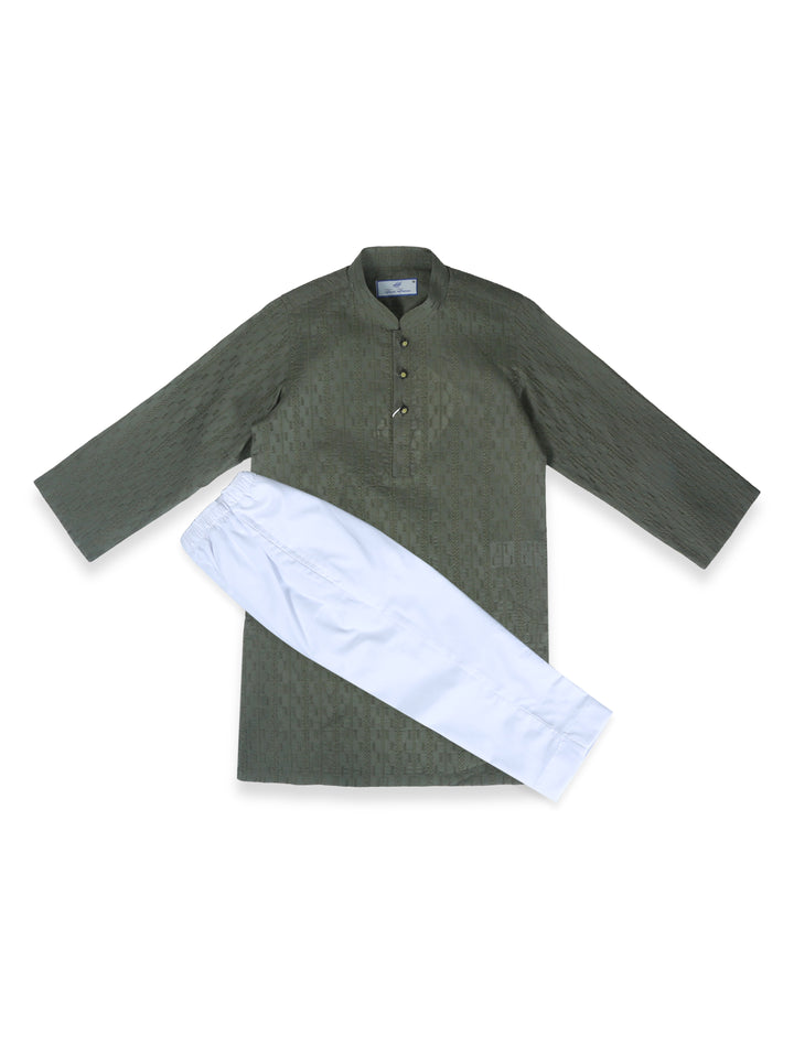 HH Boys Kurta Trouser EMB #HH-KT-007 (SS-25)