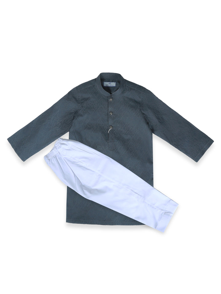 HH Boys Kurta Trouser EMB #HH-KT-008 (SS-25)