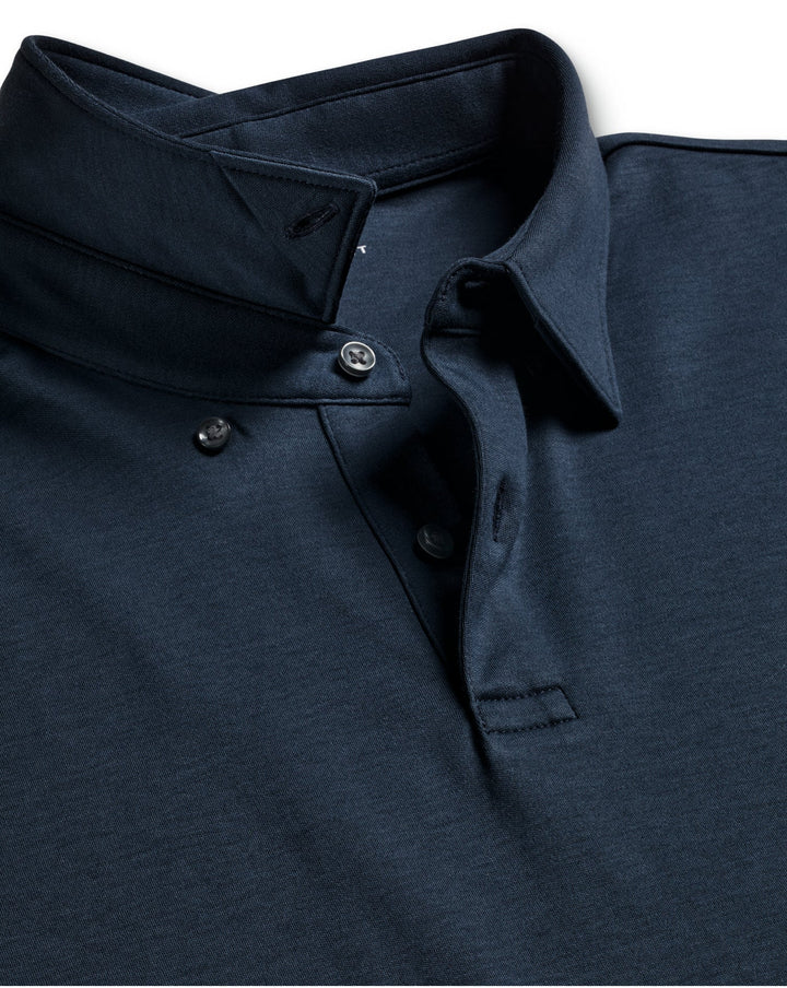 Petrol Blue Plain Short Sleeve Jersey Polo