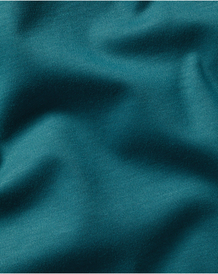 Teal Green Plain Short Sleeve Jersey Polo