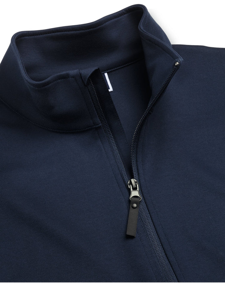 Navy Blue Performance Long Sleeve Funnel Neck Jacket