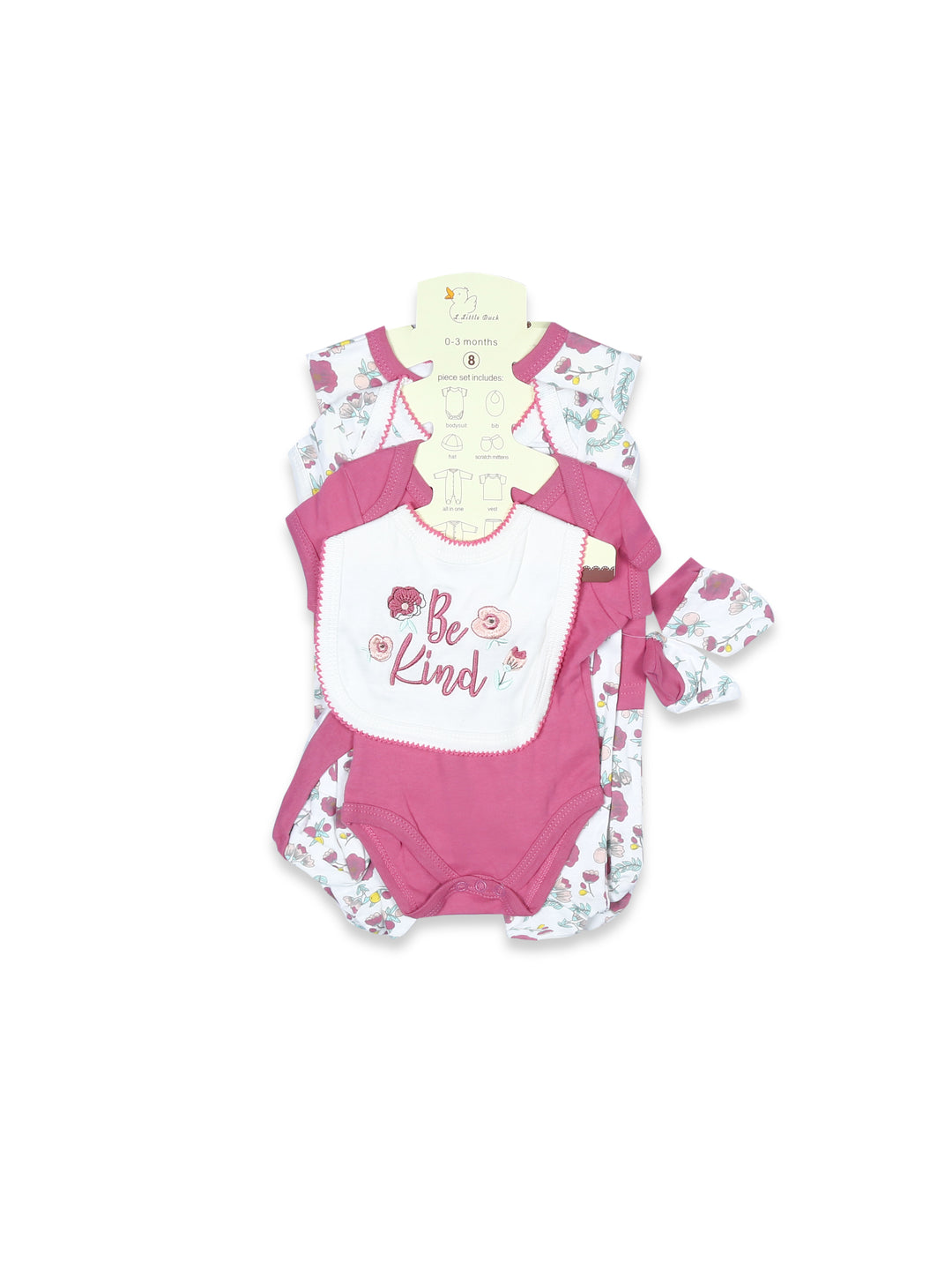 Little Duck Girls Hanger Gif Set 8Pcs #S83103-B (S-25)