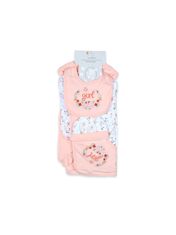 Little Duck Girls Hanger Gift Set 6Pcs #S6309 (S-25)