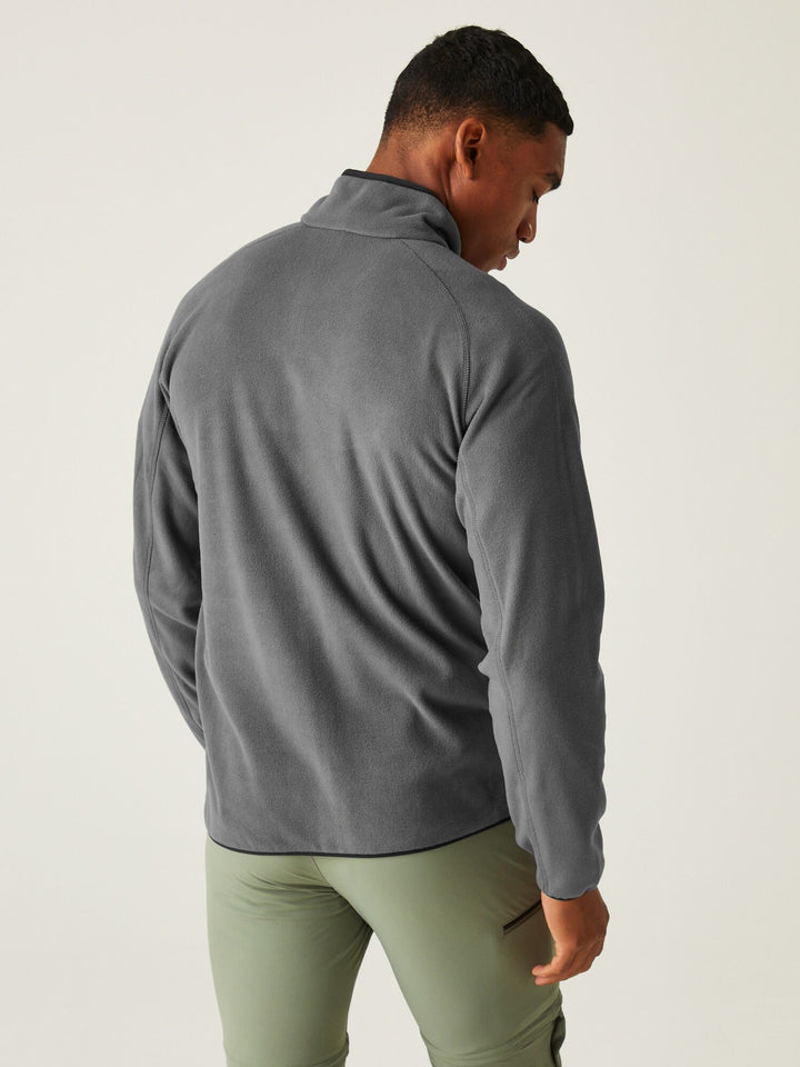 Regatta Mens L/S Fleece Zipper RMA502 (Grey)