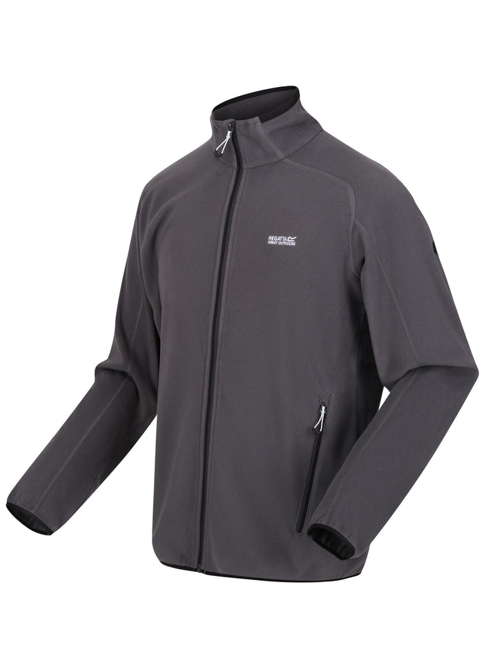 Regatta Mens L/S Fleece Zipper RMA502 (Grey)