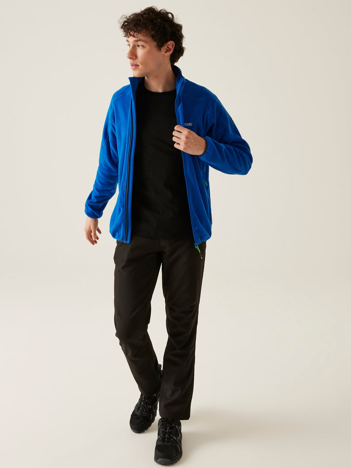 Regatta Mens L/S Fleece Zipper RMA502 (Royal Blue)