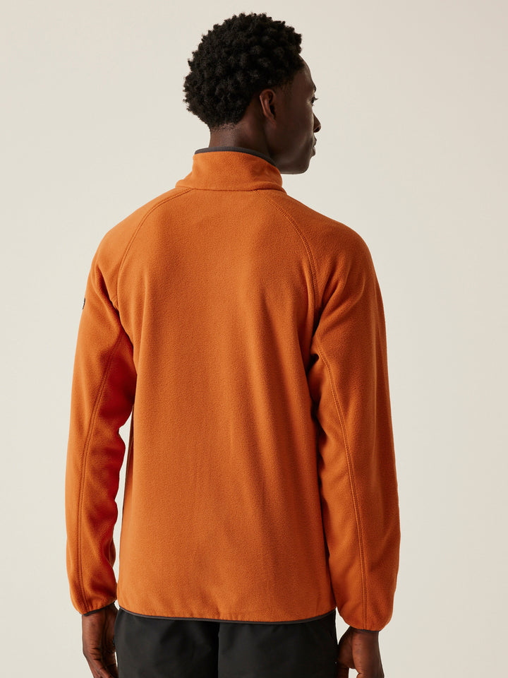 Regatta Mens L/S Fleece Zipper RMA502 (Copper)