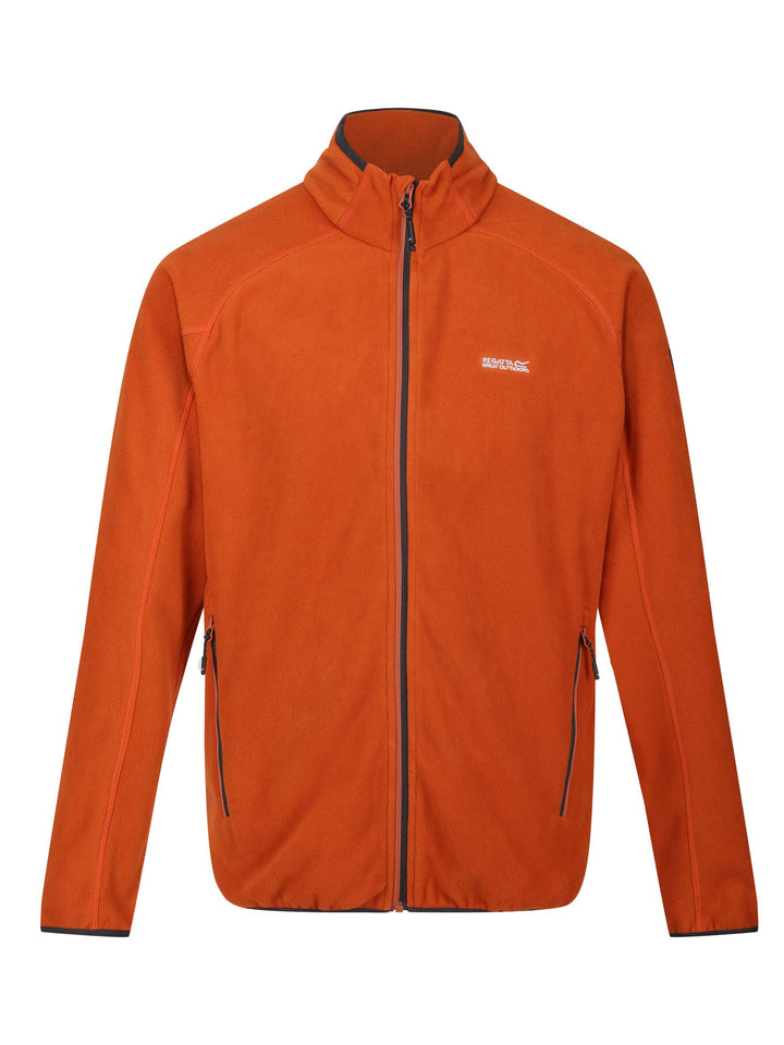Regatta Mens L/S Fleece Zipper RMA502 (Copper)