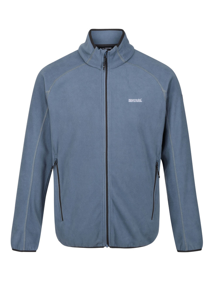 Regatta Mens L/S Fleece Zipper RMA502 (Sky)