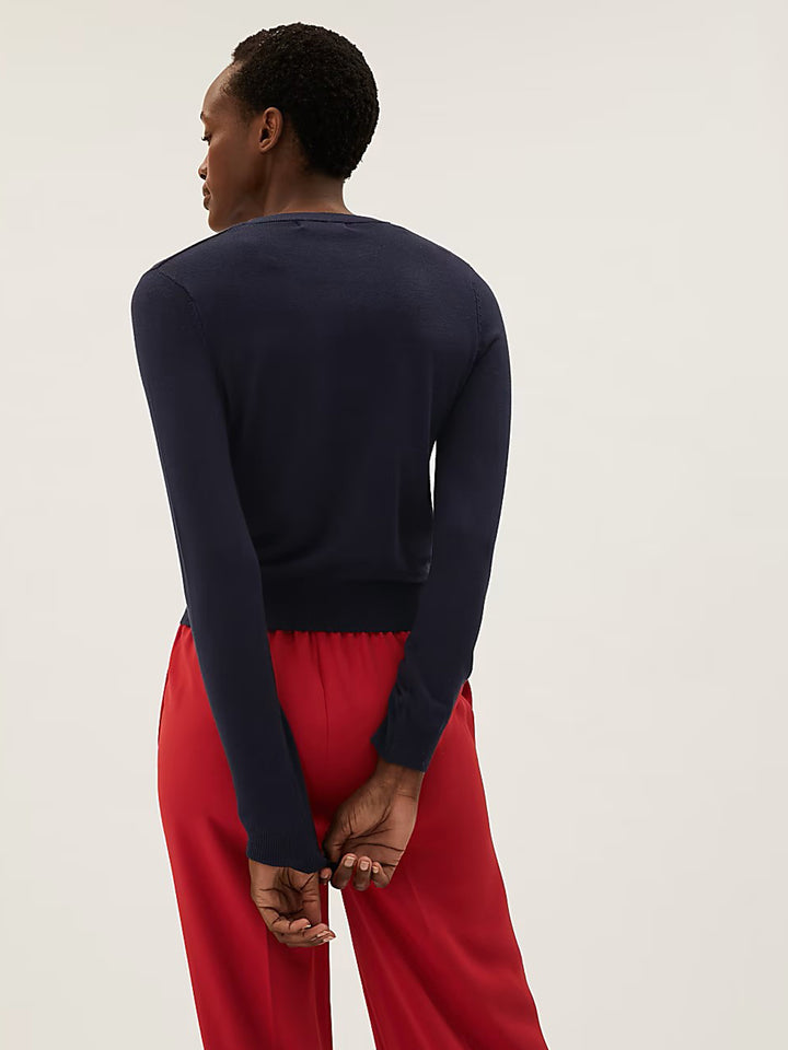 M&S Ladies R/N (Marino Wool) Cardigan T38/5760