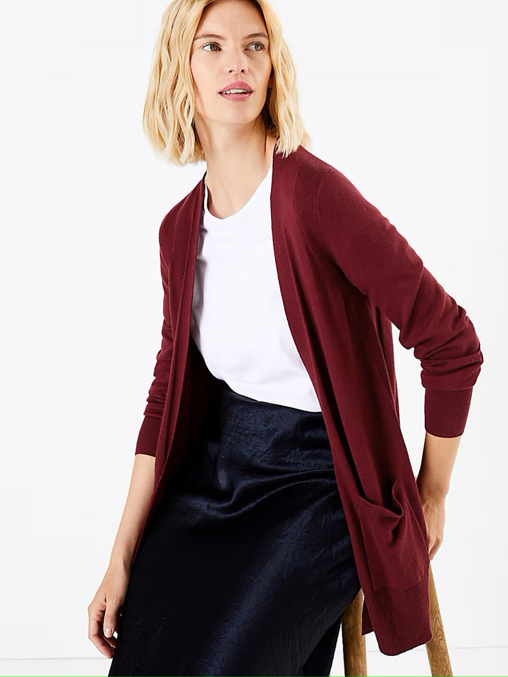 M&S Ladies Long Cardigan T38/5770
