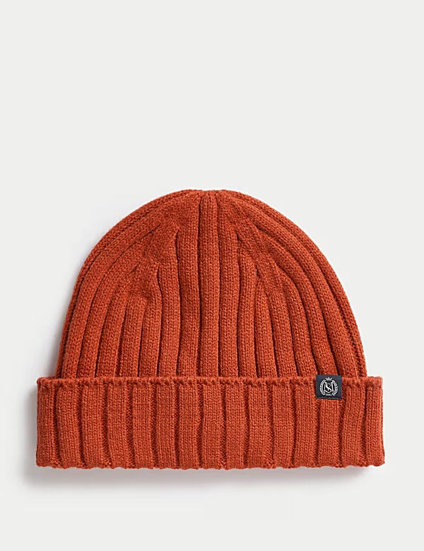 M&S Mens Beanie Cap T09/1866