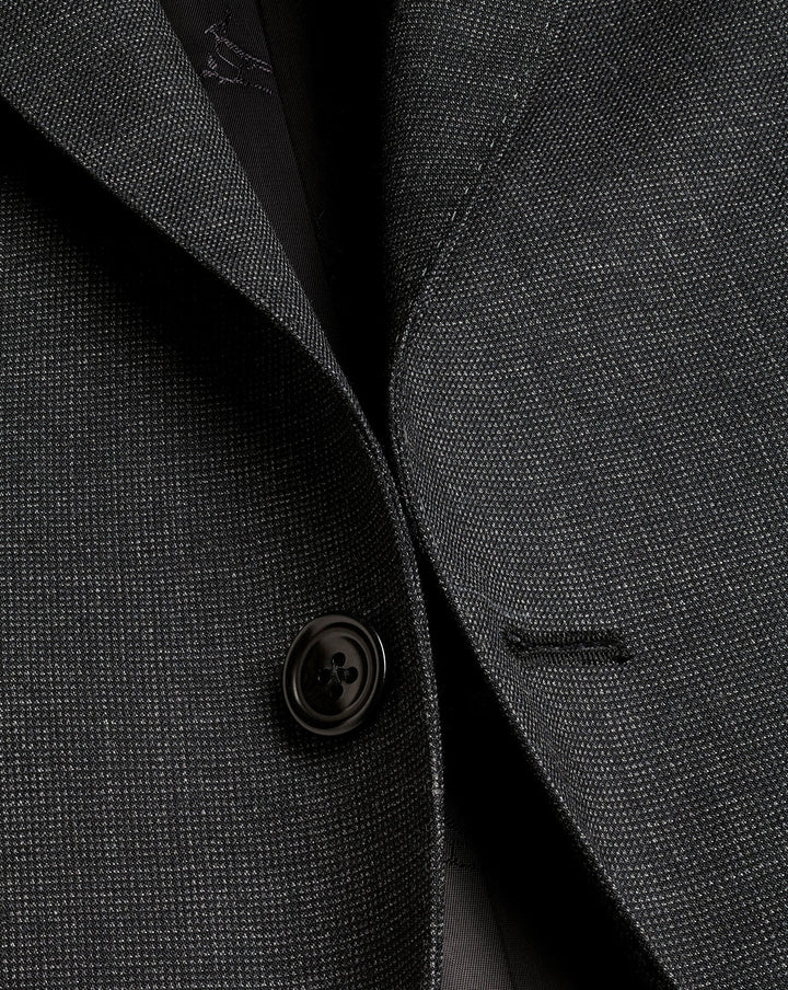 Charcoal Grey Slim Fit End On End Ultimate Performance Suit Jacket
