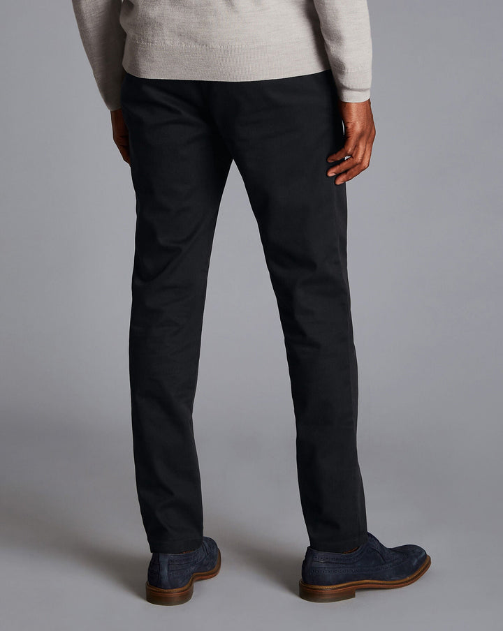 Black Slim Fit Ultimate Non-Iron Chino