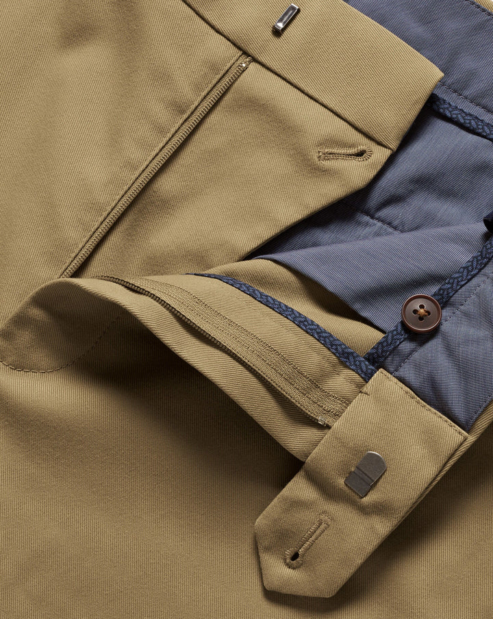 Tan Slim Fit Ultimate Non-Iron Chino