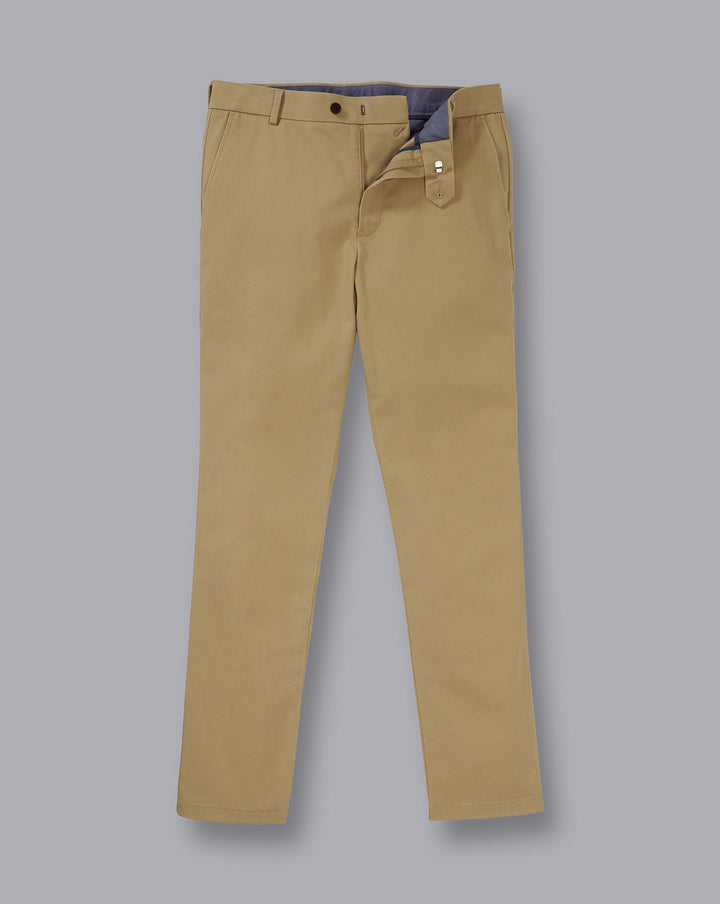 Tan Slim Fit Ultimate Non-Iron Chino
