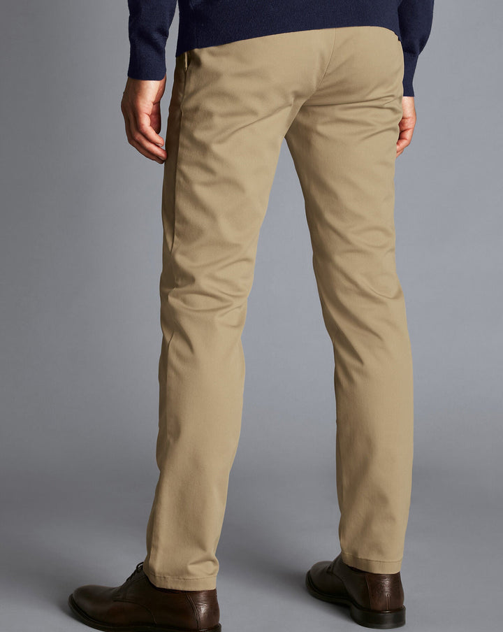 Tan Slim Fit Ultimate Non-Iron Chino