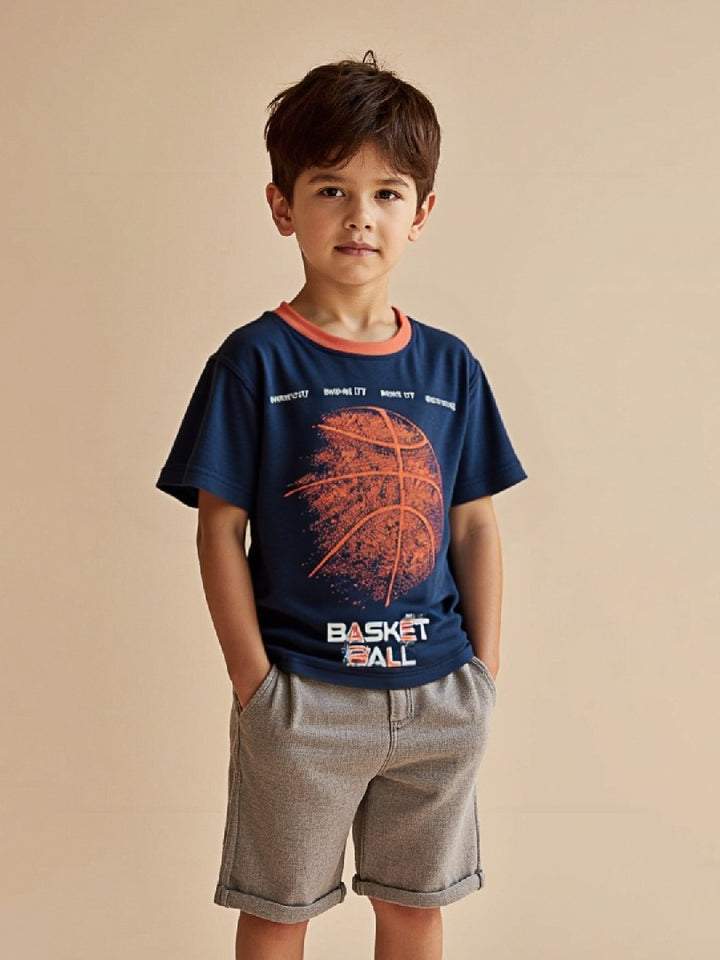 Civil Boys Crew Neck T-Shirt H/S #3756 (S-22)