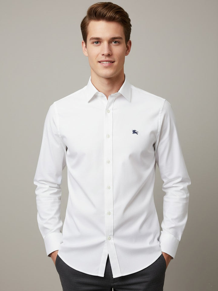 BRBY Men Casual Plain L/S Shirt 127422