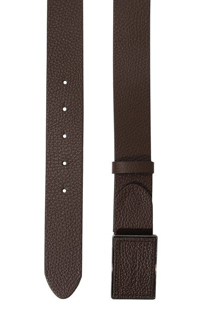 Canali Men Leather Belt KA00389 (Brown)