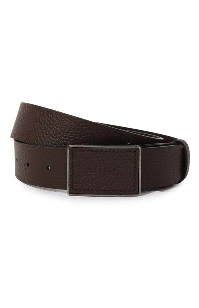 Canali Men Leather Belt KA00389 (Brown)