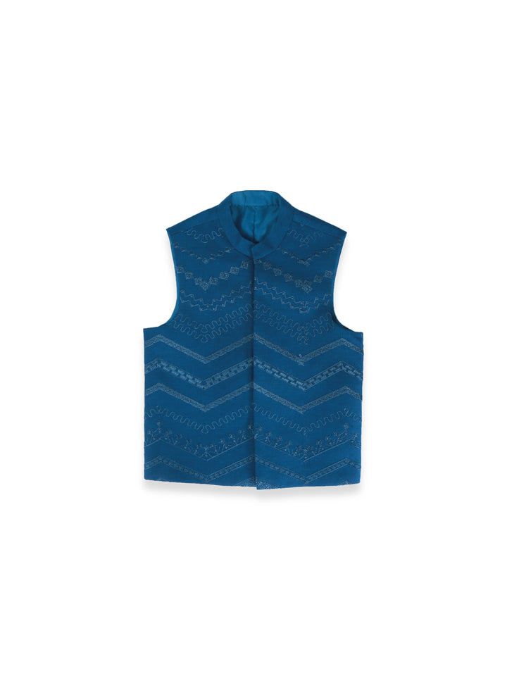 HH Boys Kurta Trouser With Waist Coat 3Pcs #HH-KTW-004 (S-24)