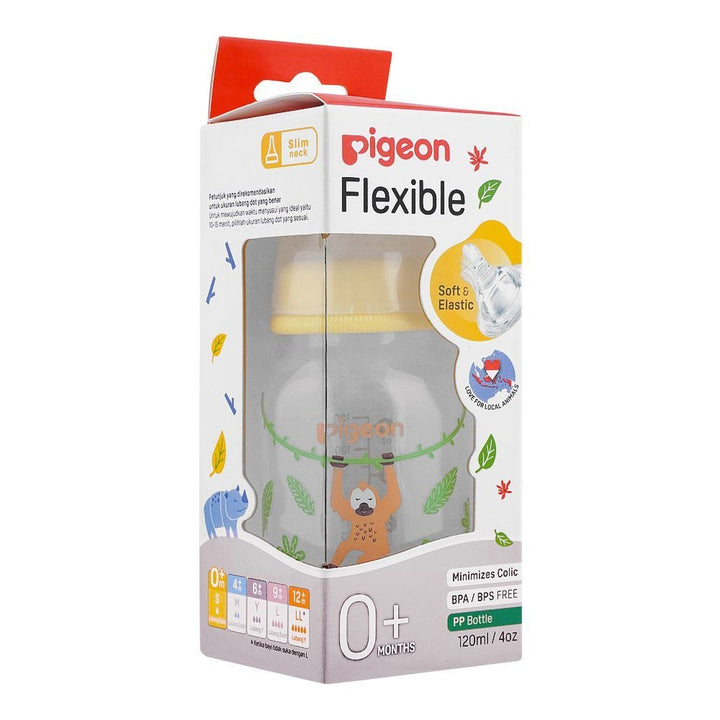 Pigeon Baby Flexible PP Feeding Bottle 0m+ 120ml #A79401 (W-22)