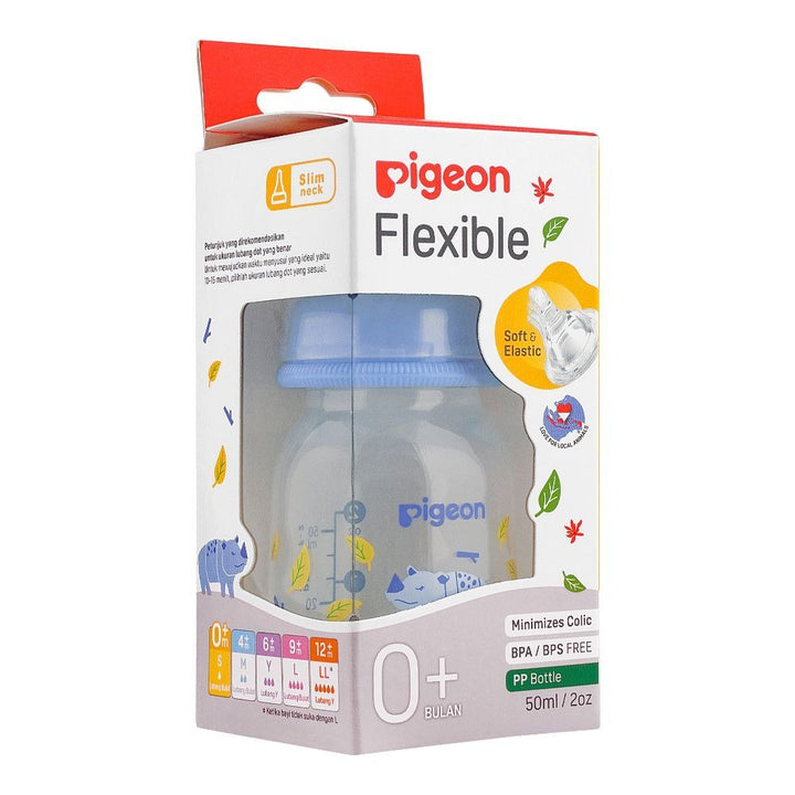 Pigeon Baby Flexible PP Feeding Bottle 0m+ 50ml #A79398 (W-22)