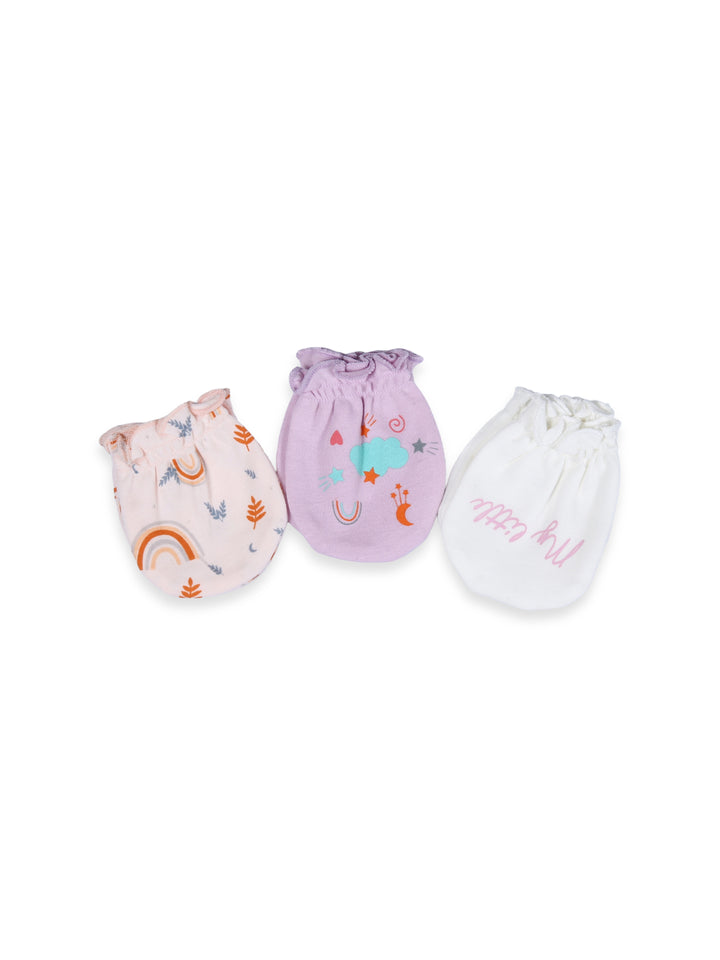 Wonder Child Baby Mitten 3Pk #262-023 (S-25)