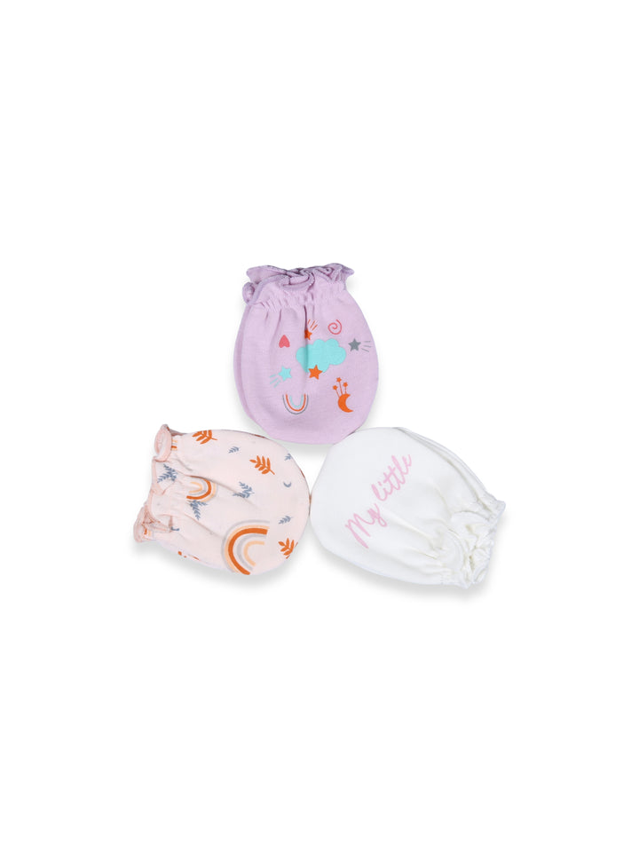 Wonder Child Baby Mitten 3Pk #262-023 (S-25)