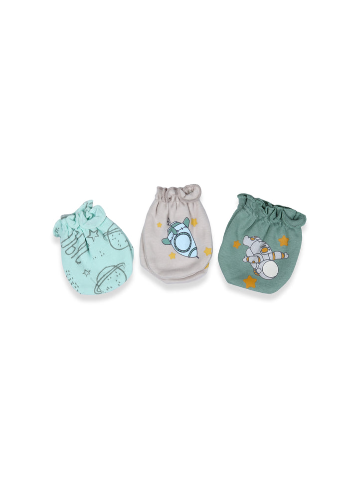 Wonder Child Baby Mitten 3Pk #262-020 (S-25)