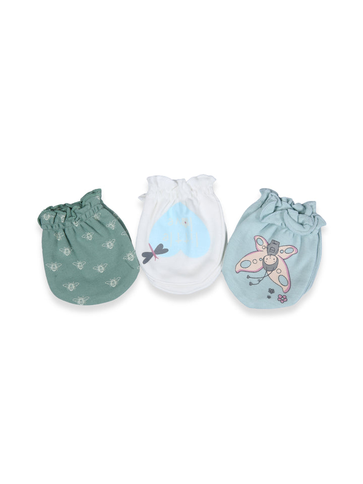 Wonder Child Baby Mitten 3Pk #262-024 (S-25)