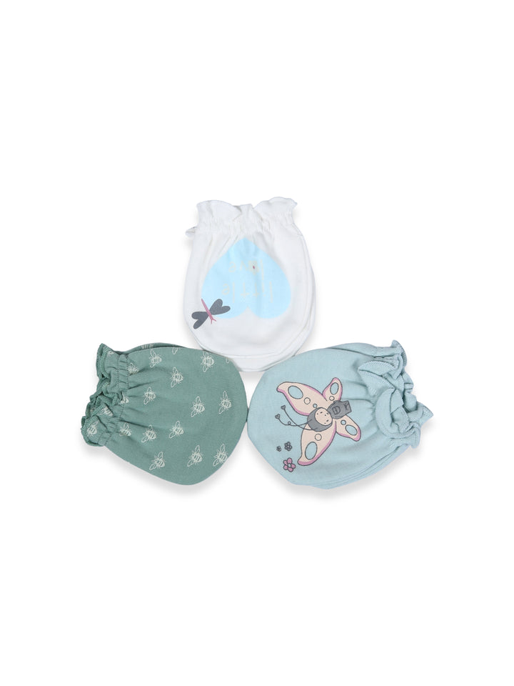 Wonder Child Baby Mitten 3Pk #262-024 (S-25)