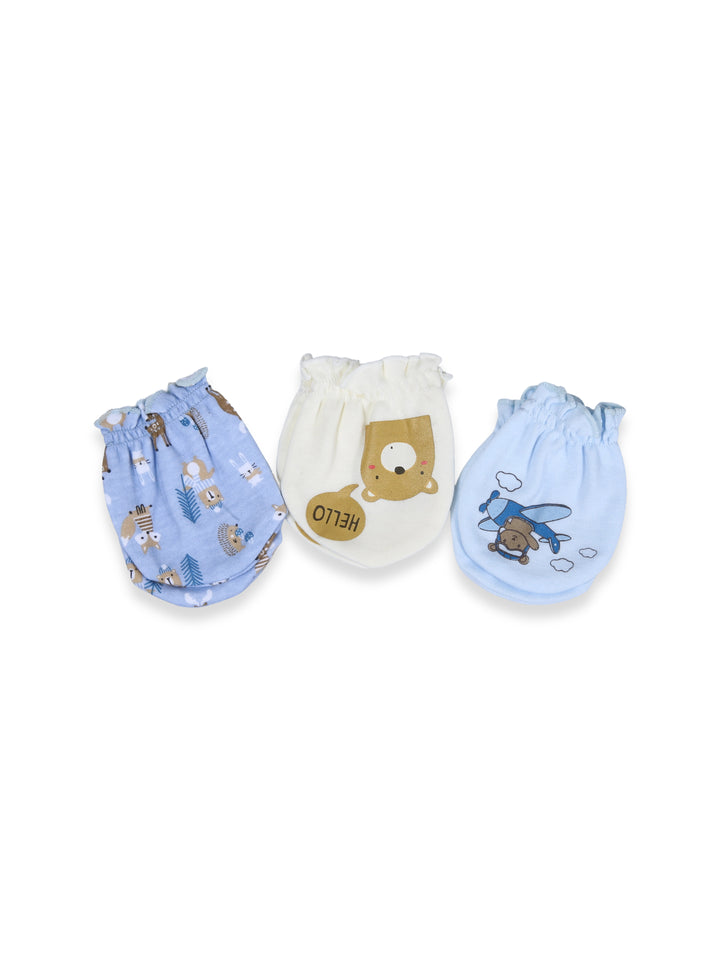 Wonder Child Baby Mitten 3Pk #262-017 (S-25)