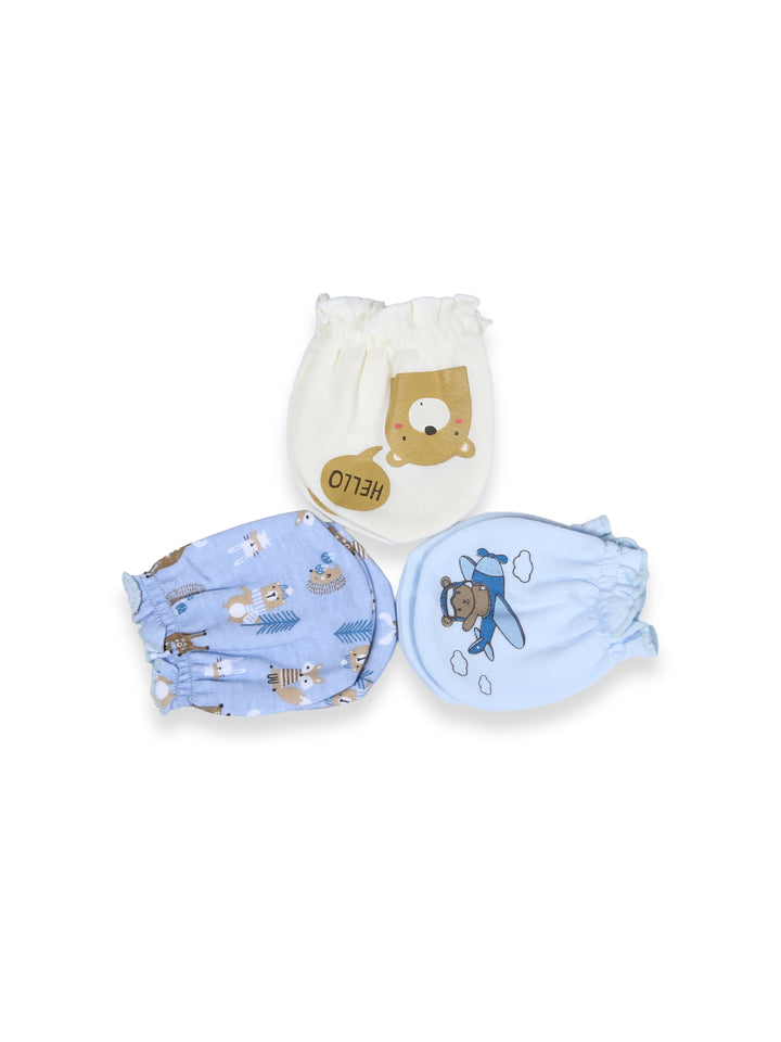 Wonder Child Baby Mitten 3Pk #262-017 (S-25)