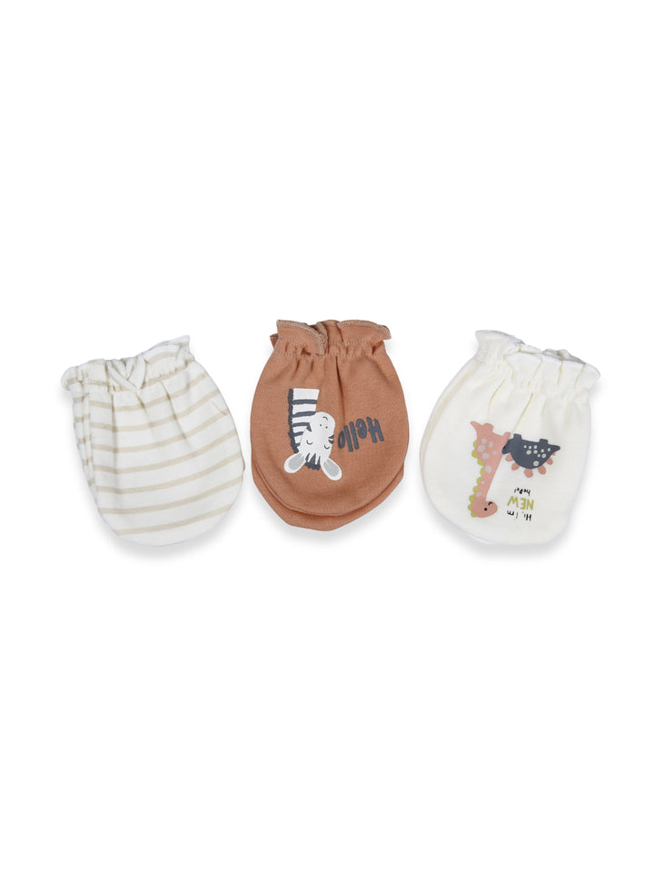 Wonder Child Baby Mitten 3Pk #262-018 (S-25)