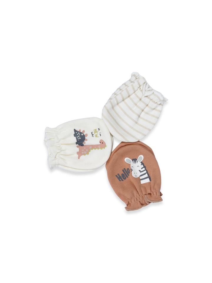 Wonder Child Baby Mitten 3Pk #262-018 (S-25)