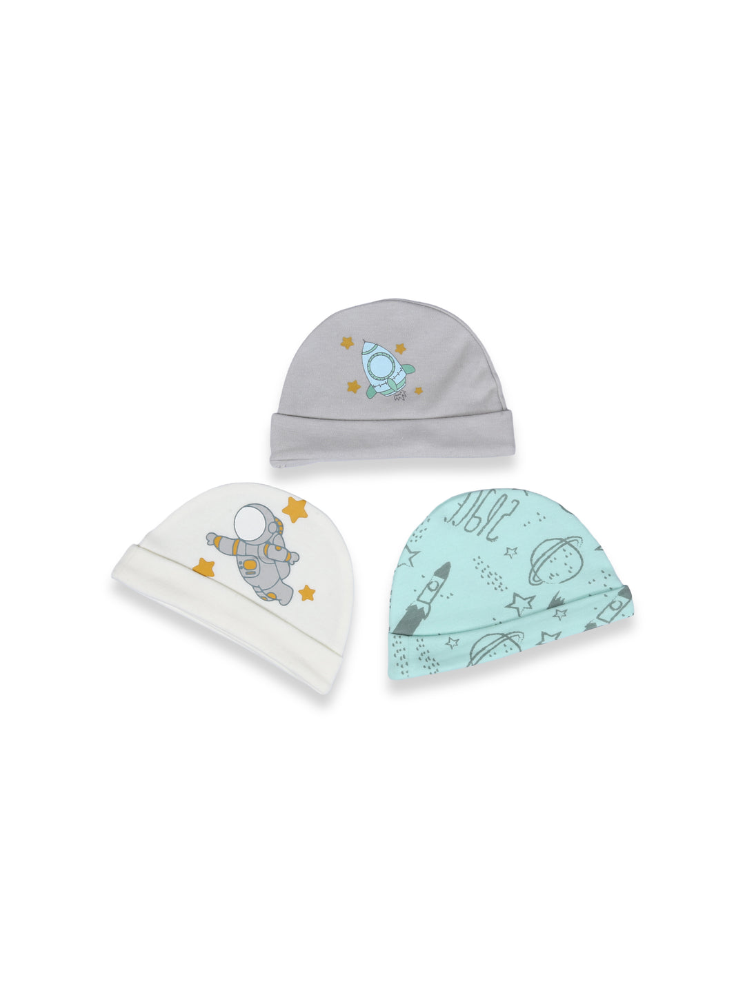 Wonder Child Baby Cap 3Pk #262-012 (S-25)
