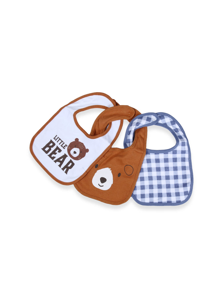 Hudson Baby Bib & Booties Set 5Pcs #27394 (S-25)