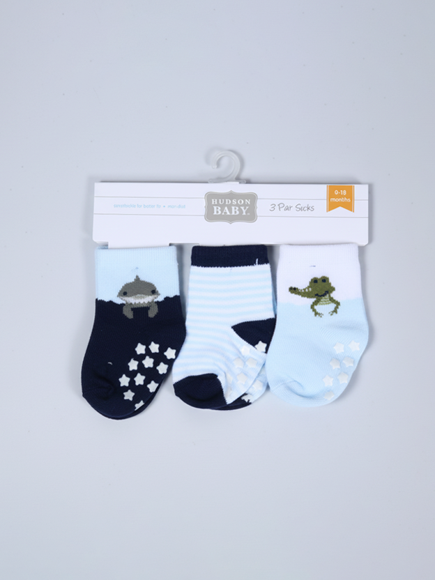Hudson Baby Boys Socks 3Pk #28813 (S-25)
